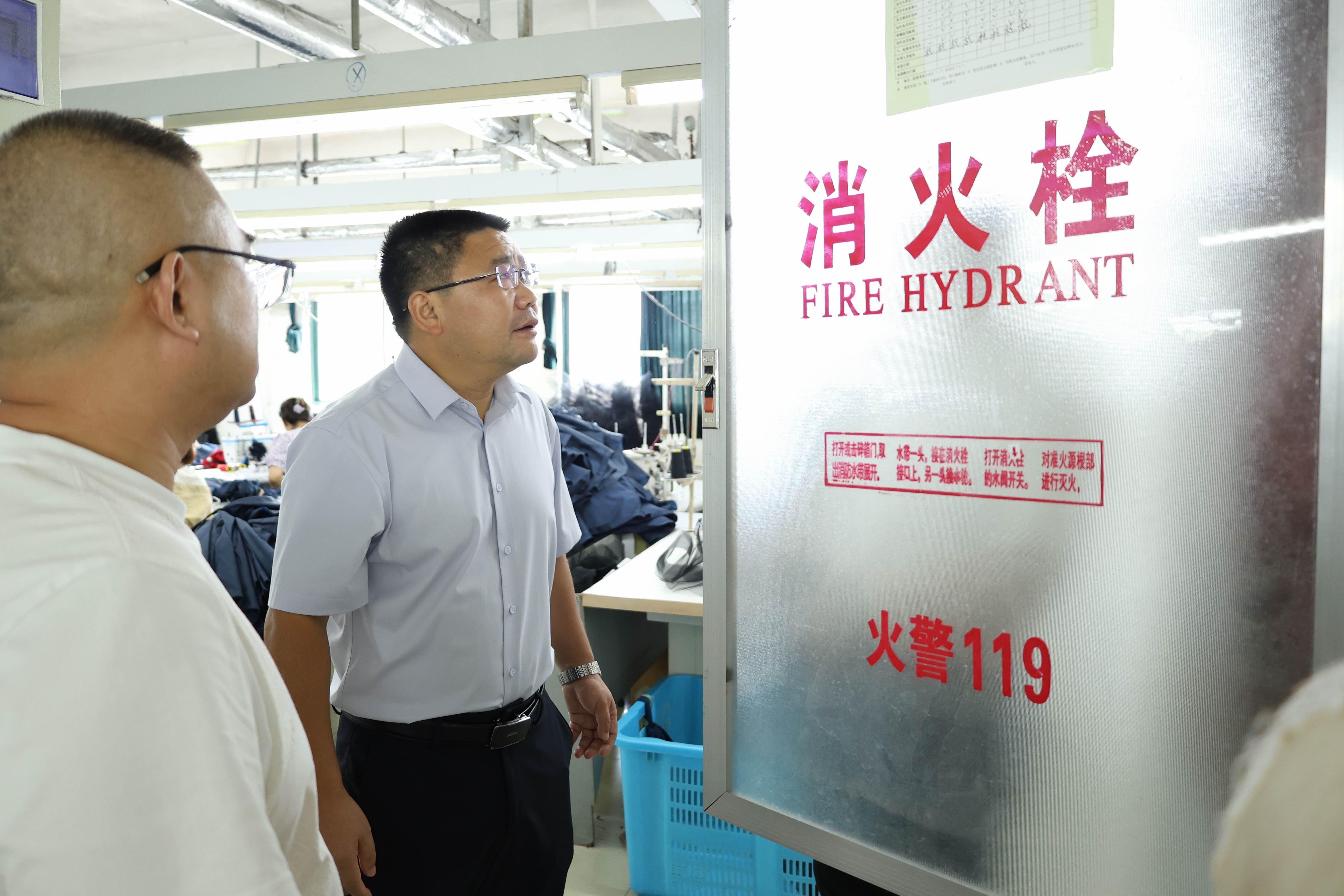 廖志远督导消防安全、交通安全及防溺水工作